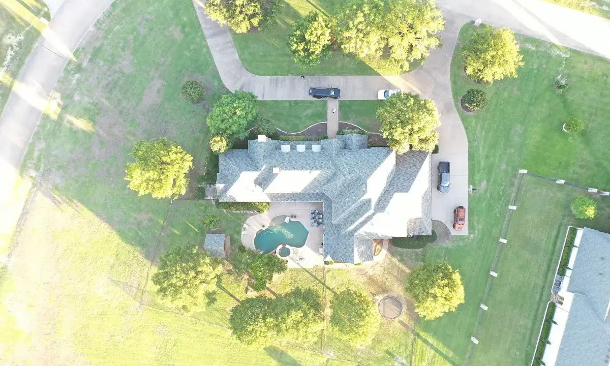 New shingle roof installation on a home in Hoffman Estates